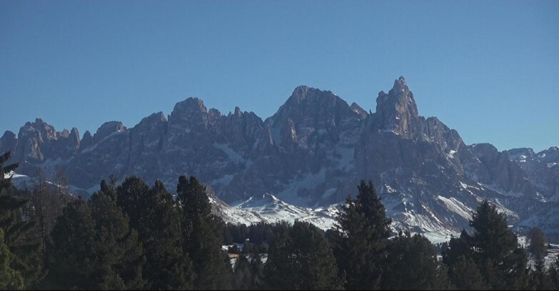 Webcam Bellamonte-Alpe Lusia  - Pale di San Martino