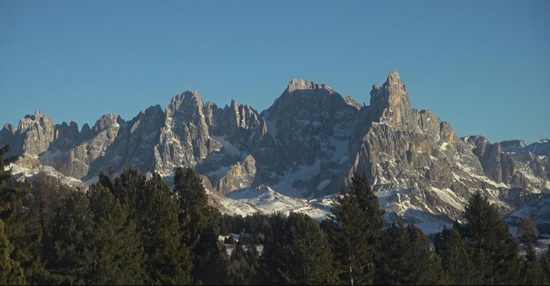 Webcam Белламонте-Альпе-Лусиа  - Pale di San Martino