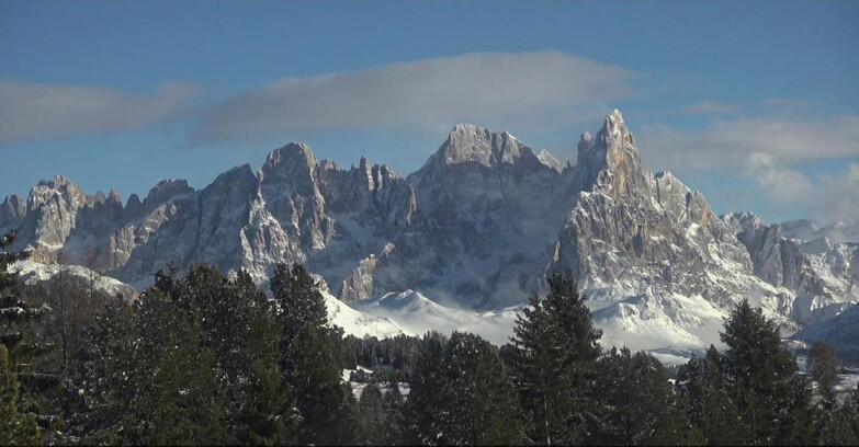 Webcam Bellamonte-Alpe Lusia  - Pale di San Martino