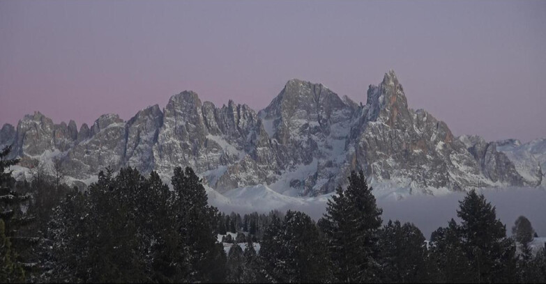 Webcam Bellamonte-Alpe Lusia  - Pale di San Martino