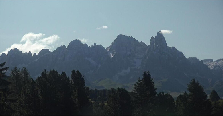 Webcam Белламонте-Альпе-Лусиа  - Pale di San Martino