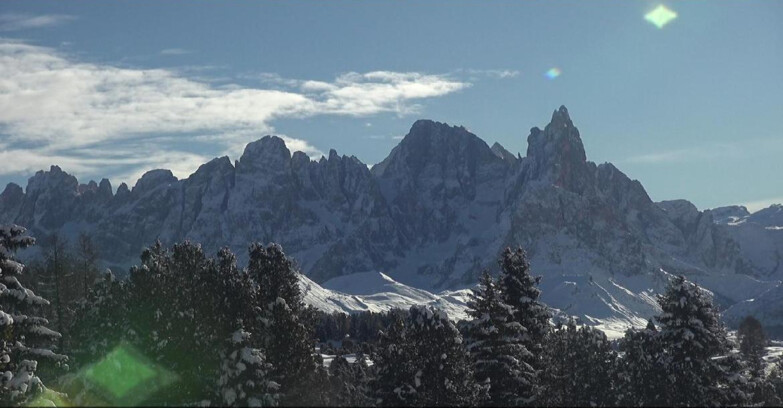 Webcam Белламонте-Альпе-Лусиа  - Pale di San Martino