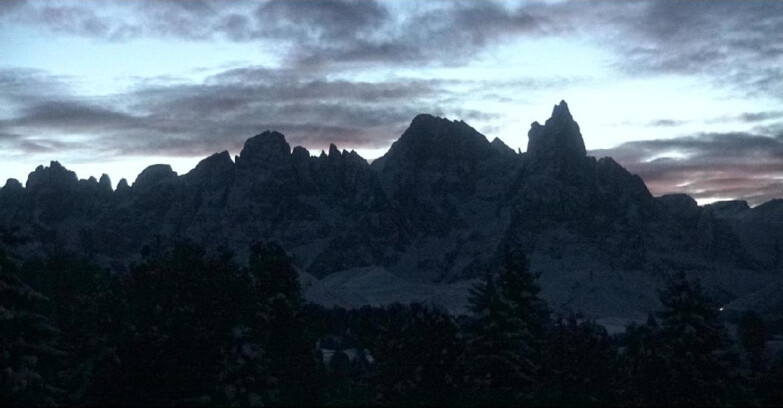 Webcam Bellamonte-Alpe Lusia  - Pale di San Martino