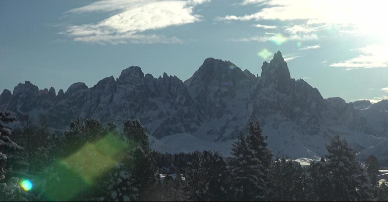 Webcam Белламонте-Альпе-Лусиа  - Pale di San Martino