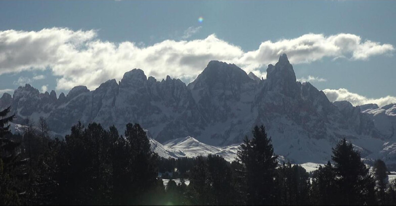 Webcam Bellamonte-Alpe Lusia - Pale di San Martino