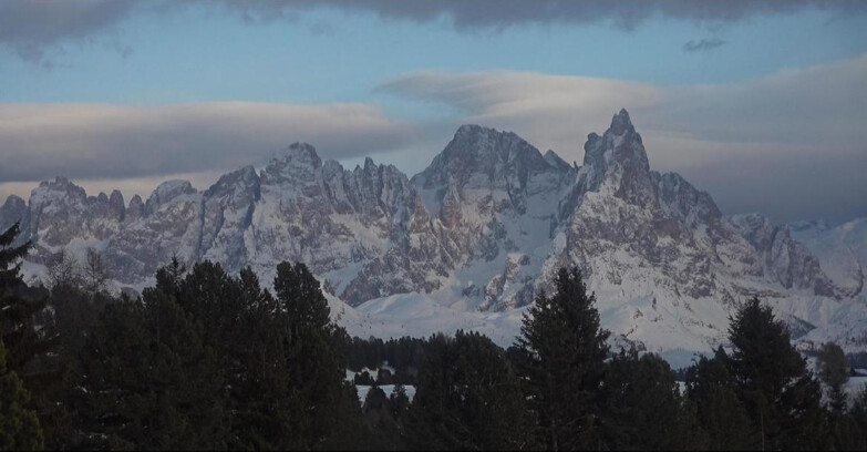 Webcam Bellamonte-Alpe Lusia  - Pale di San Martino