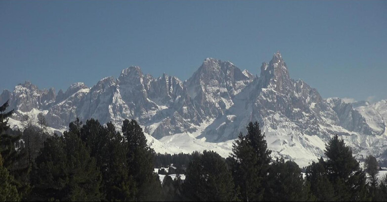 Webcam Bellamonte-Alpe Lusia  - Pale di San Martino