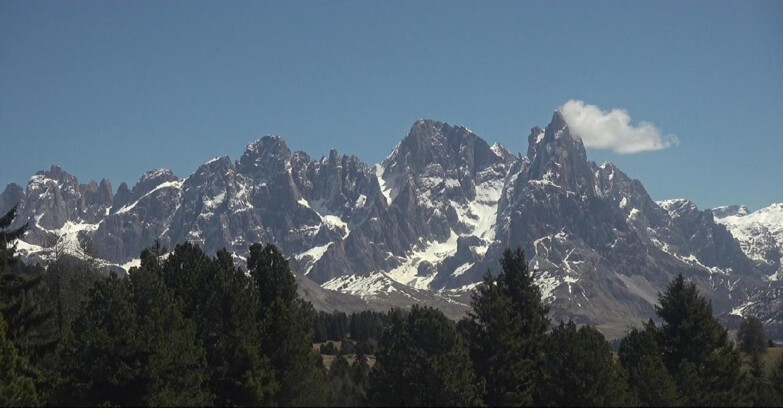 Webcam Bellamonte-Alpe Lusia - Pale di San Martino