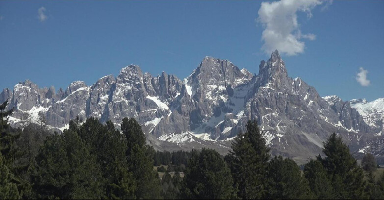 Webcam Bellamonte-Alpe Lusia - Pale di San Martino