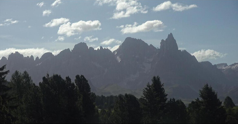 Webcam Bellamonte-Alpe Lusia  - Pale di San Martino