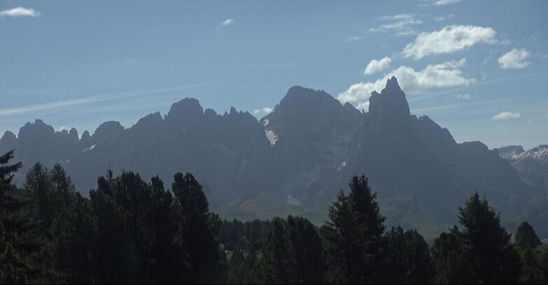 Webcam Bellamonte-Alpe Lusia - Pale di San Martino