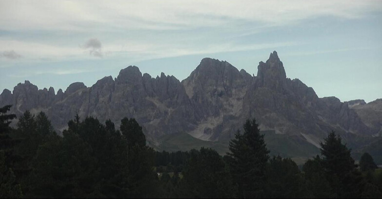 Webcam Bellamonte-Alpe Lusia  - Pale di San Martino