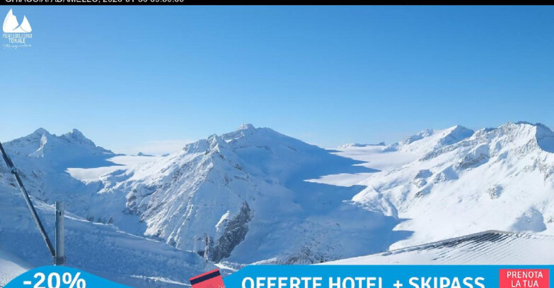 Webcam Pontedilegno-Tonale - Ski Area Passo del Tonale  - Presena