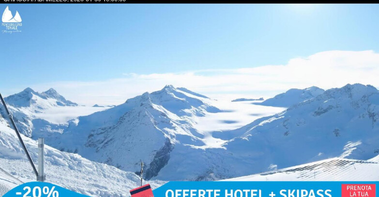 Webcam Pontedilegno-Tonale - Ski Area Passo del Tonale  - Presena