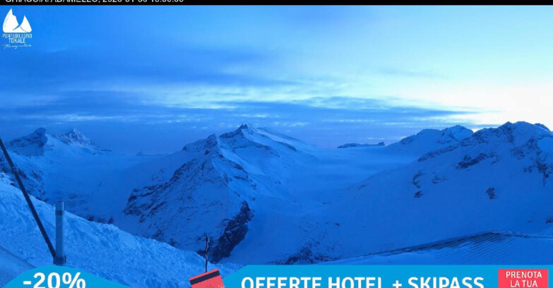 Webcam Pontedilegno-Tonale - Ski Area Passo del Tonale  - Presena