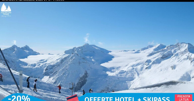 Webcam Pontedilegno-Tonale - -Passo del Tonale Presena