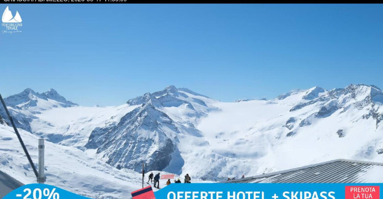 Webcam Pontedilegno-Tonale - Ski Area Passo del Tonale  - Presena