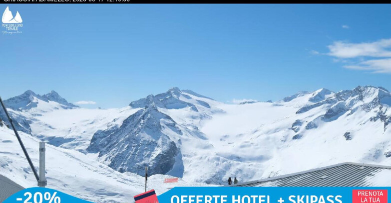 Webcam Pontedilegno-Tonale - Ski Area Passo del Tonale  - Presena