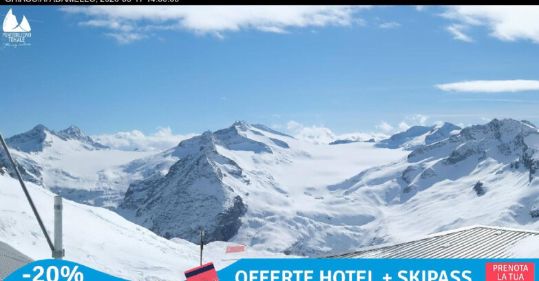Webcam Pontedilegno-Tonale - Ski Area Passo del Tonale  - Presena