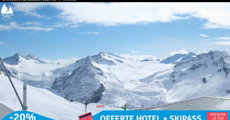 Webcam Pontedilegno-Tonale - Ski Area Passo del Tonale  - Presena