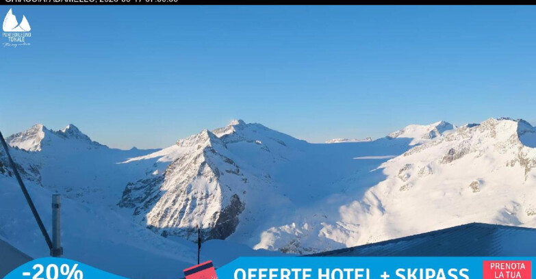 Webcam Pontedilegno-Tonale - Ski Area Passo del Tonale  - Presena
