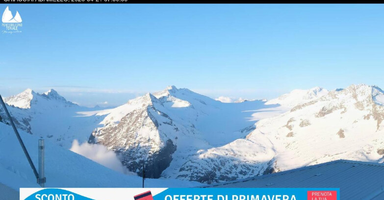 Webcam Pontedilegno-Tonale - Ski Area Passo del Tonale  - Presena