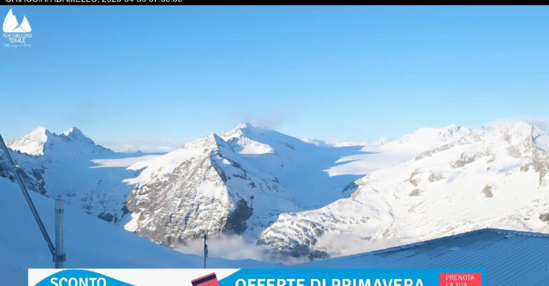 Webcam Pontedilegno-Tonale - Ski Area Passo del Tonale  - Presena