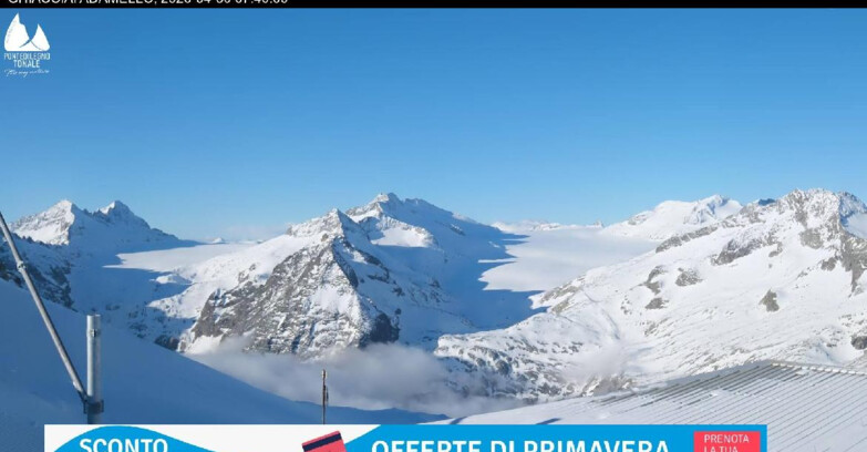 Webcam Pontedilegno-Tonale - Ski Area Passo del Tonale  - Presena