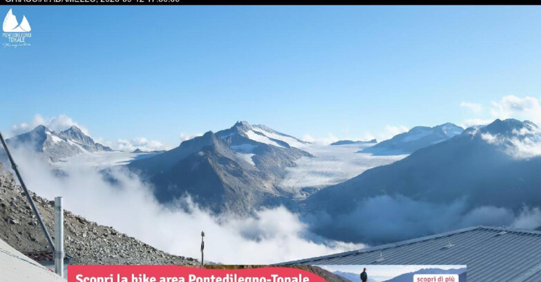 Webcam Ghiacciaio Presena - Presena Tonale
