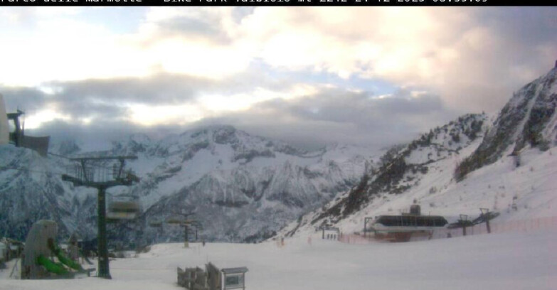 Webcam Ghiacciaio Presena - Valbiolo