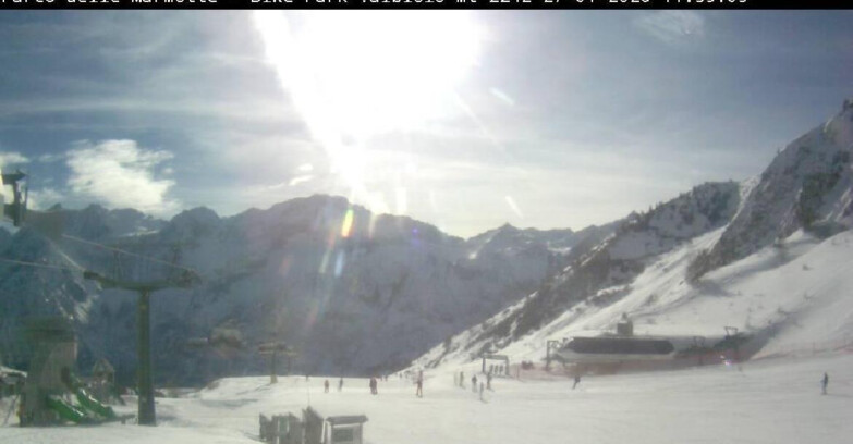 Webcam Ghiacciaio Presena  - Valbiolo