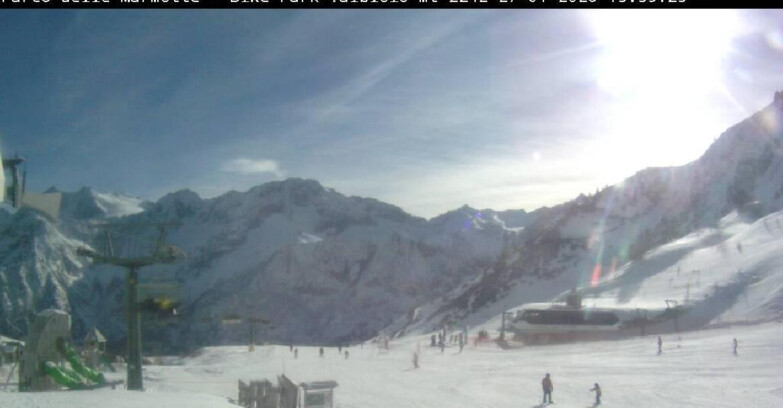 Webcam Ghiacciaio Presena  - Valbiolo