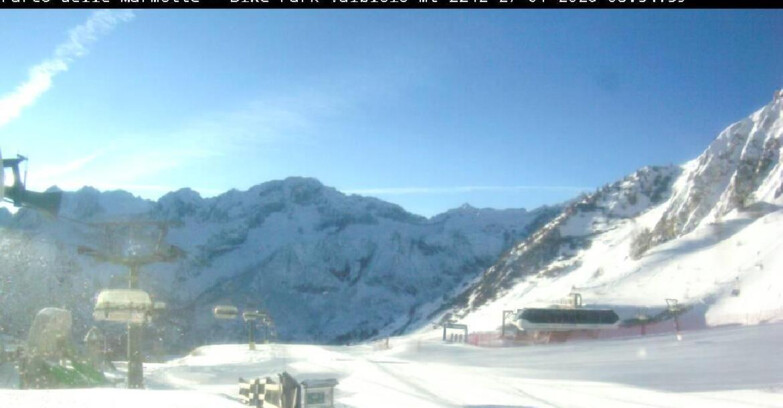 Webcam Ghiacciaio Presena  - Valbiolo