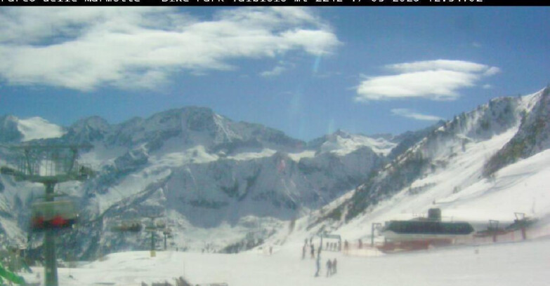 Webcam Ghiacciaio Presena - Valbiolo