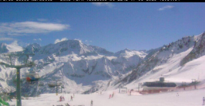 Webcam Ghiacciaio Presena - Valbiolo