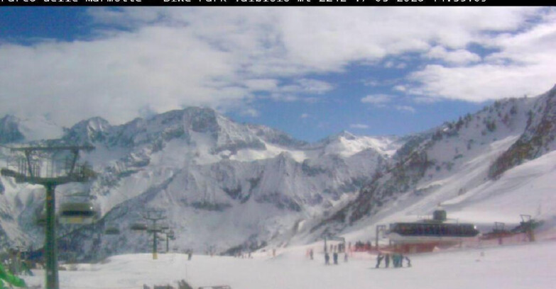 Webcam Ghiacciaio Presena - Valbiolo