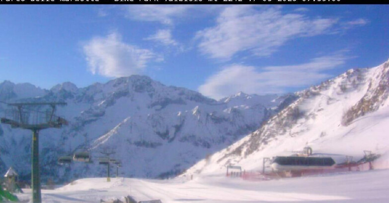 Webcam Ghiacciaio Presena - Valbiolo