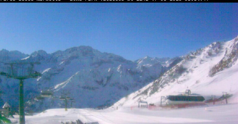 Webcam Ghiacciaio Presena - Valbiolo