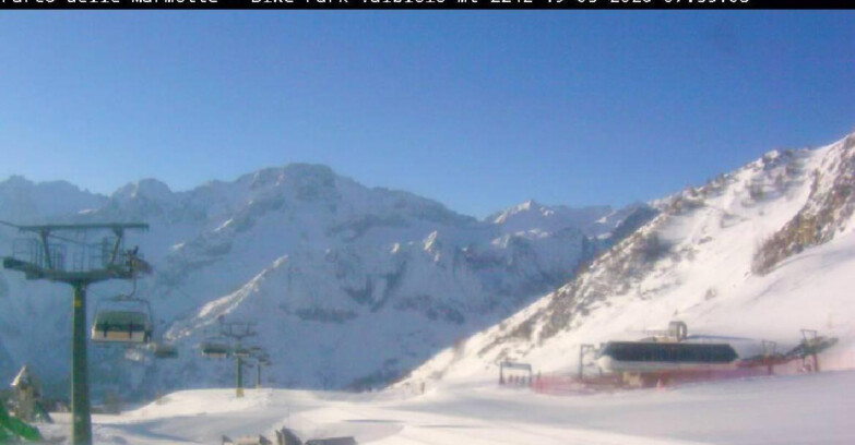 Webcam Ghiacciaio Presena  - Valbiolo