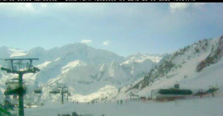 Webcam Ghiacciaio Presena - Valbiolo