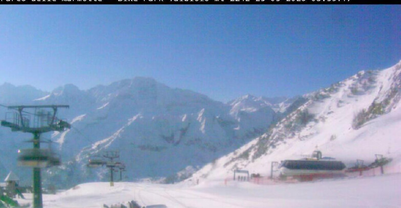 Webcam Ghiacciaio Presena - Valbiolo