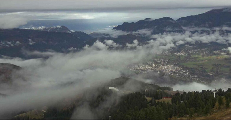 Webcam Альпе-Чермис  - Val di Fiemme