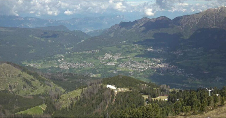 Webcam Альпе-Чермис  - Val di Fiemme
