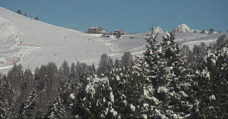Webcam Белламонте-Альпе-Лусиа  - Pista Dolomitica