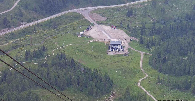 Webcam Passo San Pellegrino-Falcade  - Panorama N-E