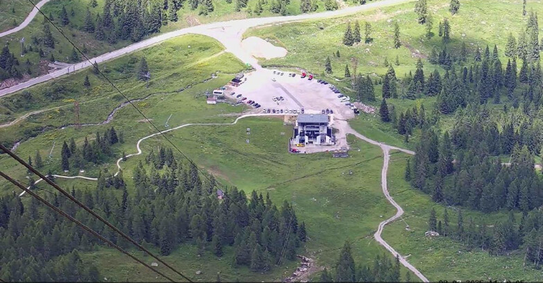 Webcam Passo San Pellegrino-Falcade  - Panorama N-E