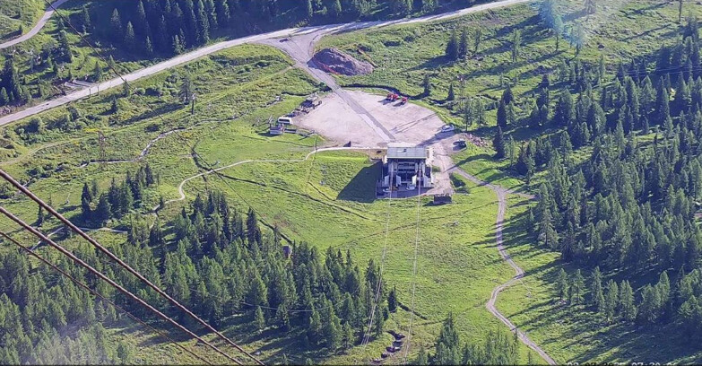 Webcam Passo San Pellegrino-Falcade  - Panorama N-E