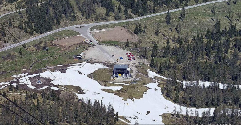 Webcam Passo San Pellegrino-Falcade  - Panorama N-E