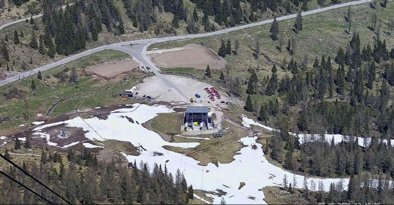 Webcam Passo San Pellegrino-Falcade  - Panorama N-E