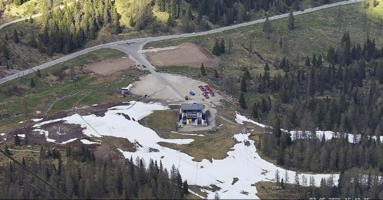 Webcam Passo San Pellegrino-Falcade  - Panorama N-E